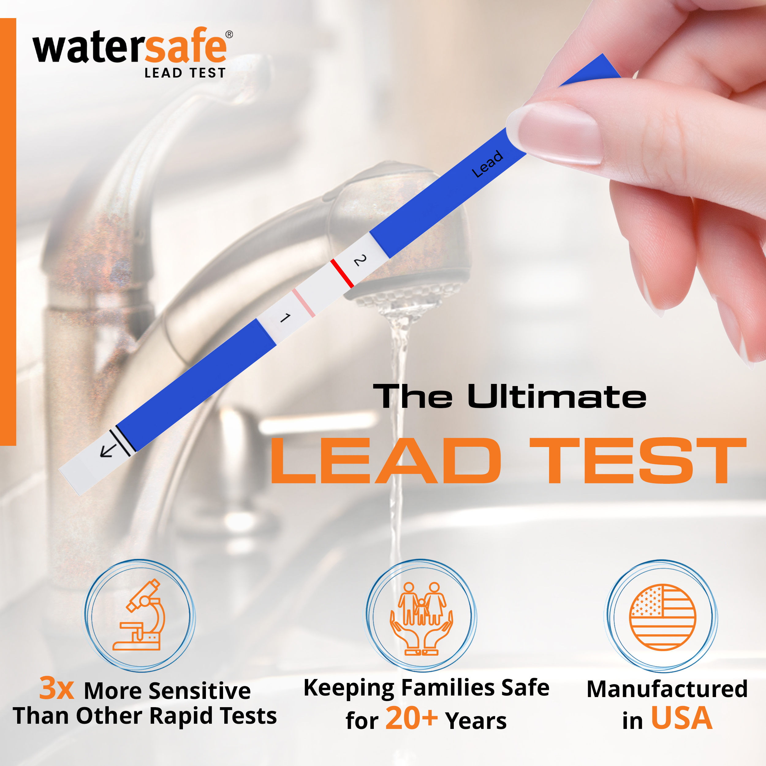 Watersafe® Lead Test Single Pouch by Silver Lake Research Corporation